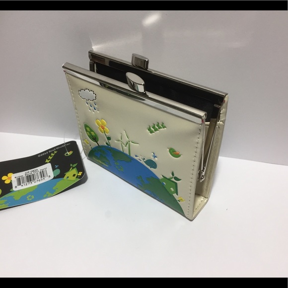 NWT Vintage-Style Kiss Lock Coin Purse/Card Wallet - Picture 5 of 8